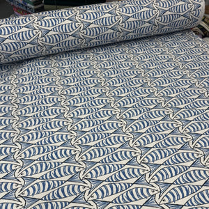 SARDINES IN A CAN
FISH - NORTICAL
THE DRESSMAKER FABRICS 
COTTON CANVAS 
COTTON DIGITAL PRINT 
DRESSMAKING 