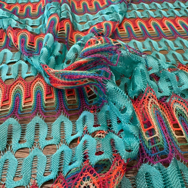 CROCHET STYLE LACE FABRIC 
THE DRESSMAKER FABRICS 
FABRIC GODMOTHER 
DEADSTOCK 
DRESSMAKING FABRIC 
SUMMER 