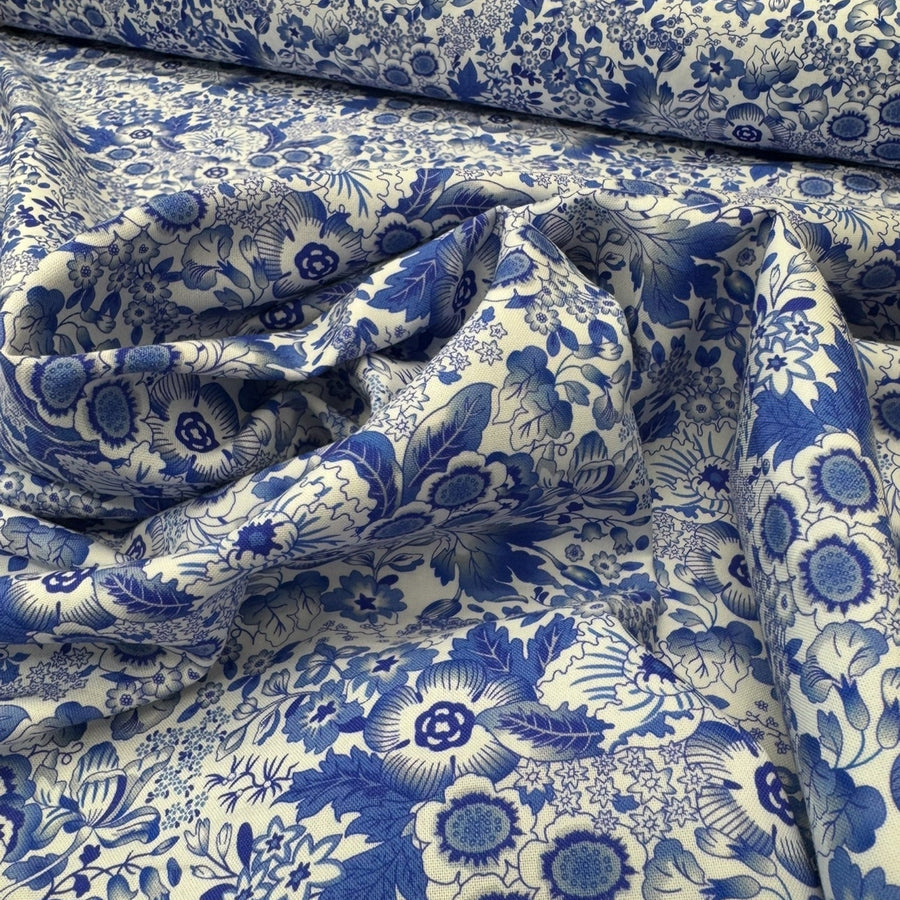 V AND A CRAFTS OF TRANQUILITY 
DRESSMAKING V&A FABRIC 
THE DRESSMAKER FABRICS 
COTTON VISCOSE BLEND 