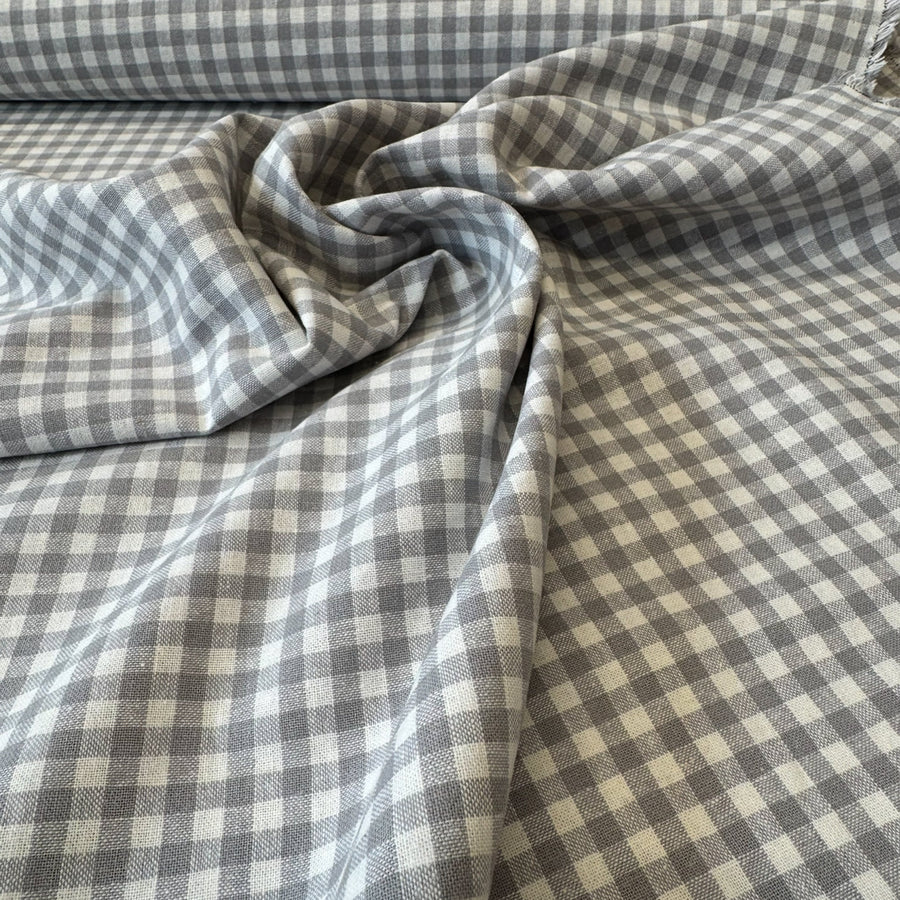 ROBERT KAUFMANN
ESSEX YARN DYED WOVENS 
THE DRESSMAKER FABRICS 
COTTON LINEN MIX BLEND 
GINGHAM CHECK STRIPE 
DRESSMAKING 