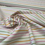 MULTI COLOUR STRIPE 
RAINBOW STRIPE 
100% FINE COTTON POPLIN  
THE DRESSMAKER FABRICS 
SEWING BEE 