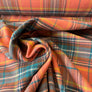 DESIGNER DEADSTOCK 
FABRIC GODMOTHER 
THE DRESSMAKER FABRICS 
TARTAN CHECK BRUSHED COTTON 
DRESSMAKING 