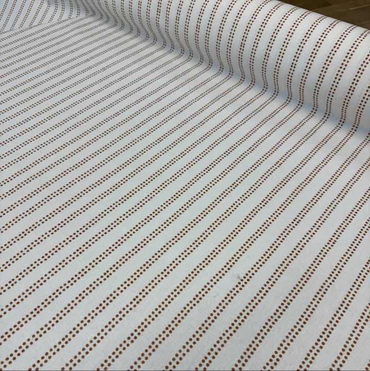 dotted stripe 
the dressmaker fabrics 
HEAVY COTTON 
100% COTTON
150cm WIDE