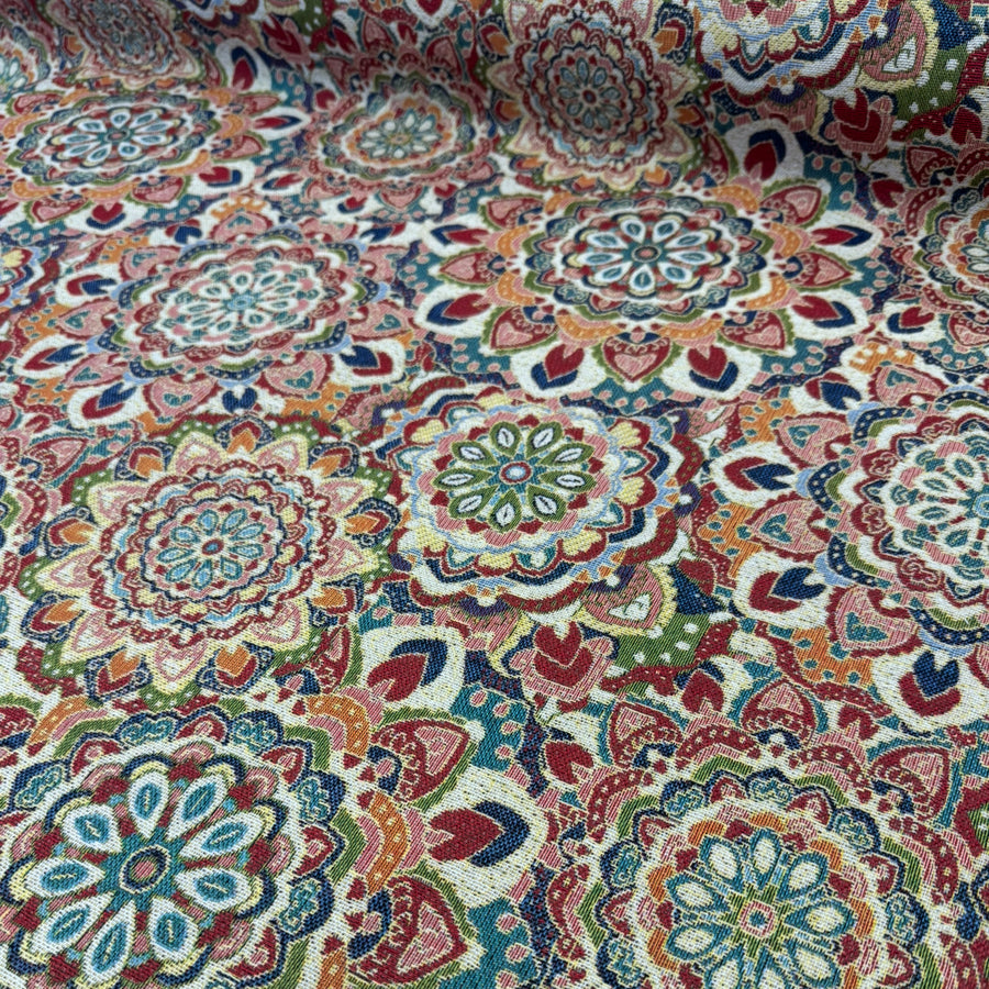 MANDELA TAPESTRY 
the dressmaker fabrics 
HEAVY COTTON 
100% COTTON
150cm WIDE