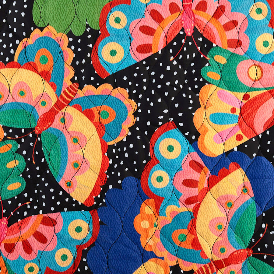 FABRIC GODMOTHER 
PAPILLON QUILTED PUFFER 
THE DRESSMAKER FABRICS 
COAT QUILTED JACKET  
DRESSMAKING 