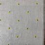 LINEN BLEND VISCOSE LINEN 
EMBROIDERED LEMONS FRUIT 
DRAPEY FLOATY FABRIC 
NATURAL FIBRE 
FABRIC GODMOTHER 
THE DRESSMAKER FABRICS 
SEWING BEE 