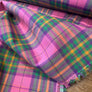 DESIGNER DEADSTOCK
TARTAN CHECK 
COTTON 
THE DRESSMAKER FABRICS 
SUMMER FABRIC 
DRESSMAKING 