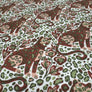 LEOPARD PRINT ABSTRACT 
DOUBLE GAUZE COTTON 
FABRIC GODMOTHER 
FABRIC BOUTIQUE 
SUMMER SPRING ECO PLANT BASED RAYON 
THE DRESSMAKER FABRICS 