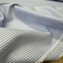 PALE BLUE STRIPE SHIRT WEIGHT 
RALPH LAUREN ZARA BARBOUR PAUL SMITH 
LAURA ASHLEY 
DESIGNER DEADSTOCK 
THE DRESSMAKER FABRICS 
DRESSMAKING 
COTTON POPLIN FABRIC 