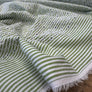 EMBROIDERED COTTON STIPE LIME GREEN 
ANGLAIS SPRING SUMMER FABRIC 
DRESSMAKING SEWING
THE DRESSMAKER FABRICS 