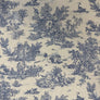 TOILE DE JOUY 100% COTTON - BLUE
