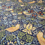 WILLIAM MORRIS STRAWBERRY THIEF DIGITAL PRINTED VELVET. BLACK. THE DRESSMAKER FABRICS. UPHOLSTRY CURTAINS FURNISHINGS 