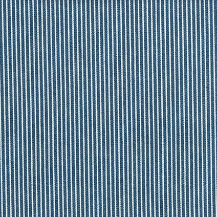 INDIGO HICKORY STRIPED DENIM  100% COTTON THE DRESSMAKER FABRICS  WORKWEAR  AMERICAN  DRESSMAKING 