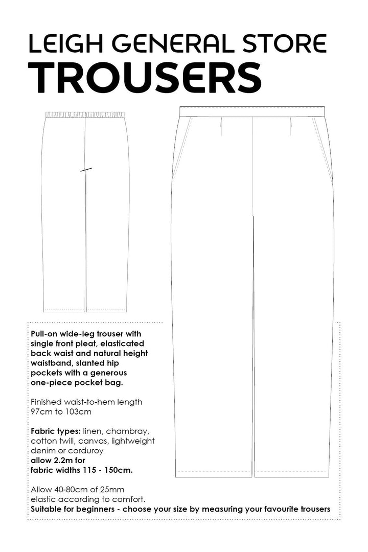 CAPSULE TROUSERS BY LEIGH GENERAL STORE