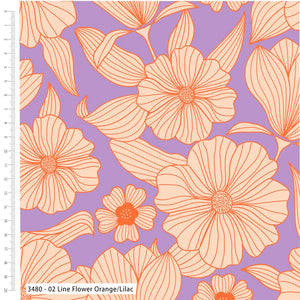 CRAFTY PIE BROGAN ALLARD
VISCOSE CHALLIS 
COTTON VISCOSE LINE FLOWER 
FLOWER CHILD PINK 
THE DRESSMAKER FABRICS 
SEWING BEE 