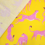 PINK CHEETA LEOPARD ANIMAL
100% FINE COTTON POPLIN  
FABRIC GODMOTHER 
THE DRESSMAKER FABRICS 
SEWING BEE 