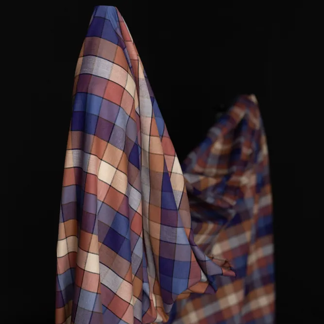 Magritte Check Indian Organic Cotton - Merchant & Mills Magritte Check Indian Organic Cotton - Merchant & Mills
