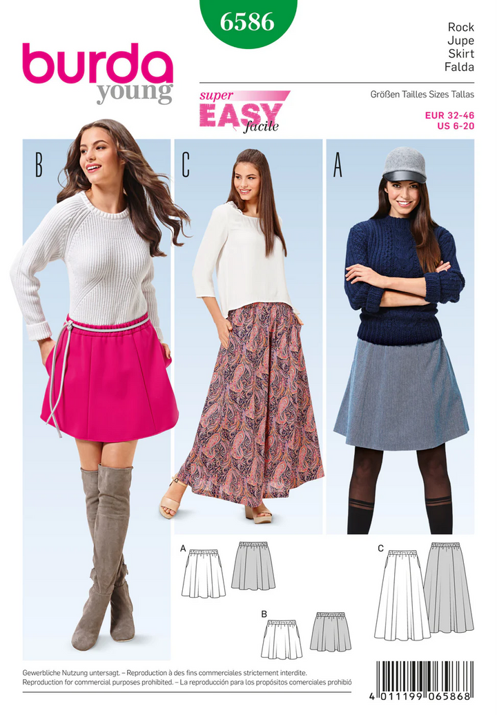 BURDA SEWING PATTERN 6586