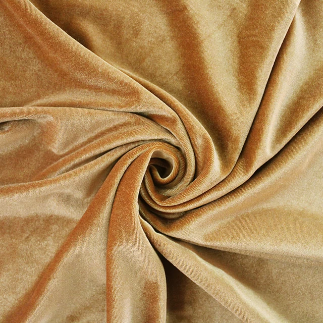 VELVET STRETCH KNIT - GOLD