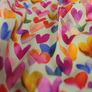 LOVE HEARTS VISCOSE CHALLIS 
DRAPEY FLOATY FABRIC 
NATURAL FIBRE 
FABRIC GODMOTHER 
THE DRESSMAKER FABRICS 
SEWING BEE 