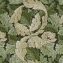 WILLIAM MORRIS ACANTHUS DIGITAL PRINTED VELVET. IVORY & SAGE. THE DRESSMAKER FABRICS. UPHOLSTRY CURTAINS FURNISHINGS 