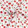 CHERRIES - SOFT COTTON CANVAS