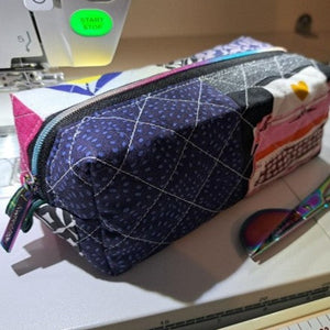 QUILTED BOXY POUCH WITH STACEY