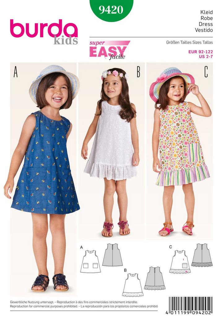 BURDA SEWING PATTERN 9240