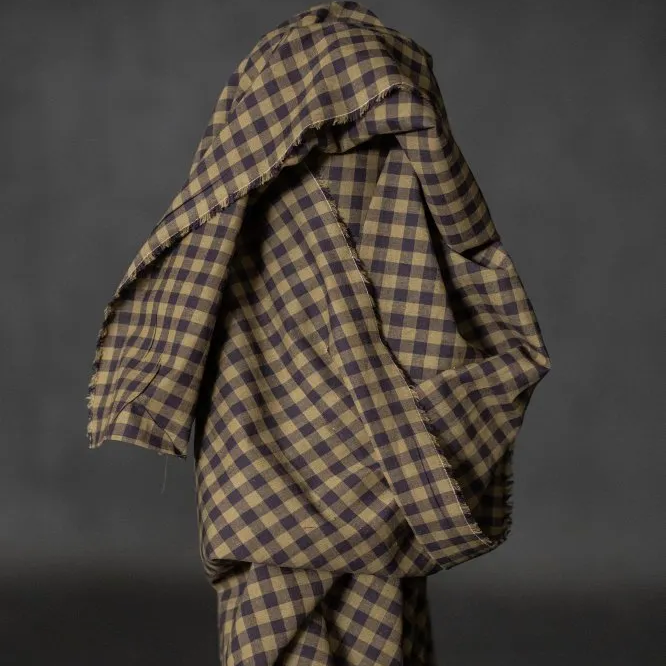 THE DRESSMAKER FABRICS 
MERCHANT & MILLS
KINROSS GINGHAM CHECK 
COTTON LINEN 