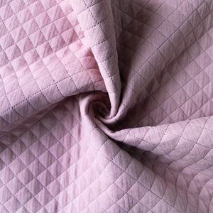 QUILTED DOUBLE GAUZE - DUSTY PINK - 100% COTTON