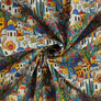 SANTORINI GREECE ISLAND 
100% FINE COTTON POPLIN  
FABRIC GODMOTHER 
THE DRESSMAKER FABRICS 
SEWING BEE 