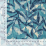 AIRFLOW VISCOSE 
DRESSMAKING LEAVES TURQ BLUE  
SUMMER AUTUMN FABRIC 
100% COTTON
THE DRESSMAKER FABRICS 