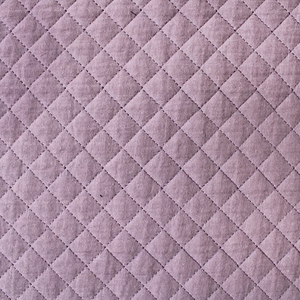 QUILTED DOUBLE GAUZE - DUSTY PINK - 100% COTTON