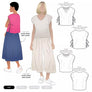 RUMI TOP PATTERN BY STYLE ARK SIZE 4-16 & 18-30