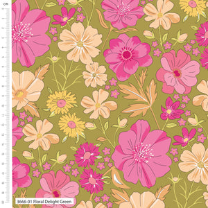 CRAFTY PIE BROGAN ALLARD
VISCOSE CHALLIS 
FLORAL DELIGHT 
THE DRESSMAKER FABRICS 
SEWING BEE 