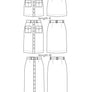 BLAIR SKIRT PATTERN BY TRUE BIAS SIZE 0-18 & 14-32