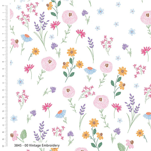 CRAFTY PIE BROGAN ALLARD
VISCOSE CHALLIS 
COTTON VISCOSE LINE FLOWER 
FLOWER CHILD PINK 
THE DRESSMAKER FABRICS 
SEWING BEE 