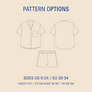 CAMP SHIRT & SHORTS  PATTERN BY WARDROBE BY ME