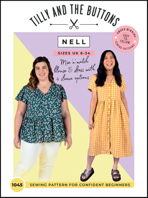 TILLY & THE BUTTONS NELL BLOUSE & DRESS