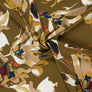 DUCHESS SATIN 
LARGE FLORAL PRINT 
BRIDAL MOTHER OF THE BRIDE 
DRESSMAKING SEWING EVENING WEAR 
THE DRESSMAKER FABRICS 