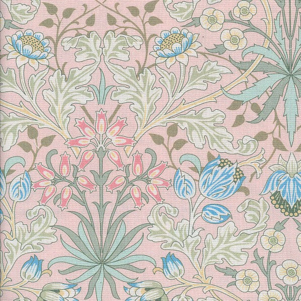 WILLIAM MORRIS - SIMPLY NATURE V&A INSPIRED  HYANCINTH THE DRESSMAKER FABRICS  100% PREMIUM QUILTERS COTTON QUILTING PATCHWORK 