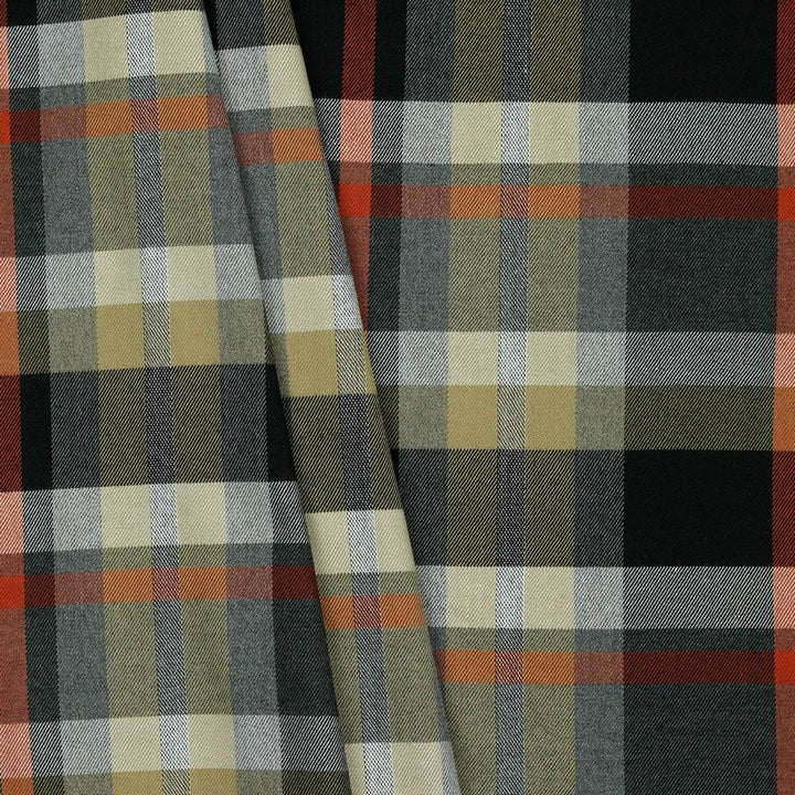 TARTAN CHECK 
GREY/ORANGE/SAND
THE DRESSMAKER FABRICS 
DRESSMAKING 