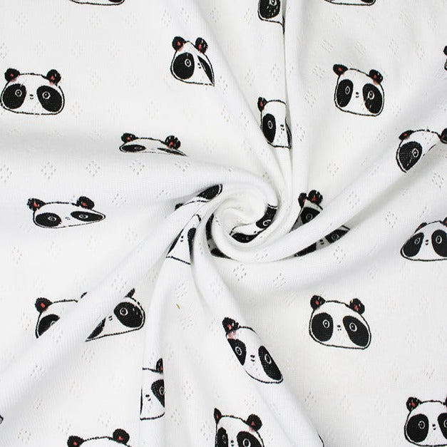 Panda sale jersey fabric