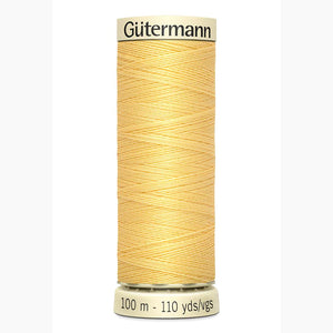 GUTERMANN SEW ALL THREAD 100m - SHADE 000 TO 209 (BLACK & WHITE)