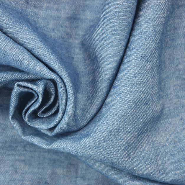 LIGHT WEIGHT DENIM CHAMBRAY - FADED BLUE