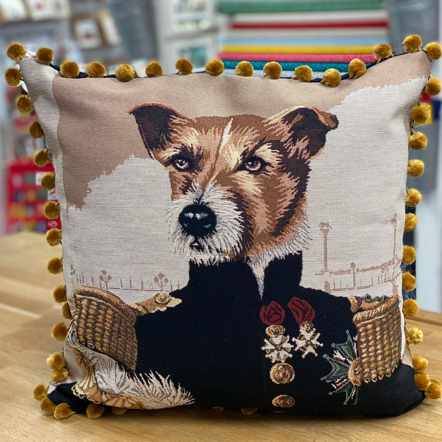 COLONEL HOUND - WOVEN FURNISHING WEIGHT TAPESTRY CUSHION PANELS