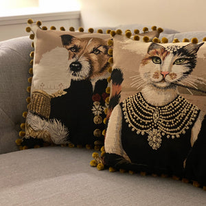 COLONEL HOUND - WOVEN FURNISHING WEIGHT TAPESTRY CUSHION PANELS
