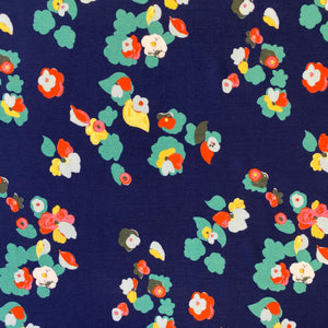 THE DRESSMAKER FABRICS  MIDNIGHT BLOOM  DRESSMAKING  SUMMER FABRIC