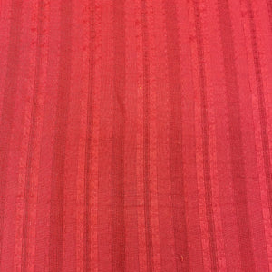 GAUZE - 100% COTTON - RED STRIPPED DESIGN