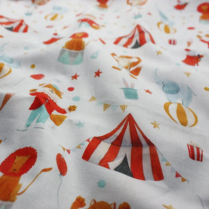 LITTLE JOHNNY GOES TO THE CIRCUS -  100% COTTON